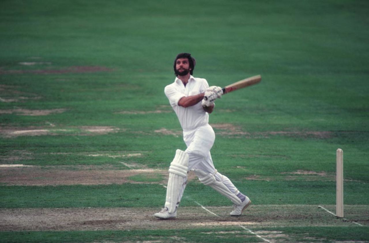 Peter Willey bats in the B&H final, Essex v Northamptonshire, Lords, July 1980