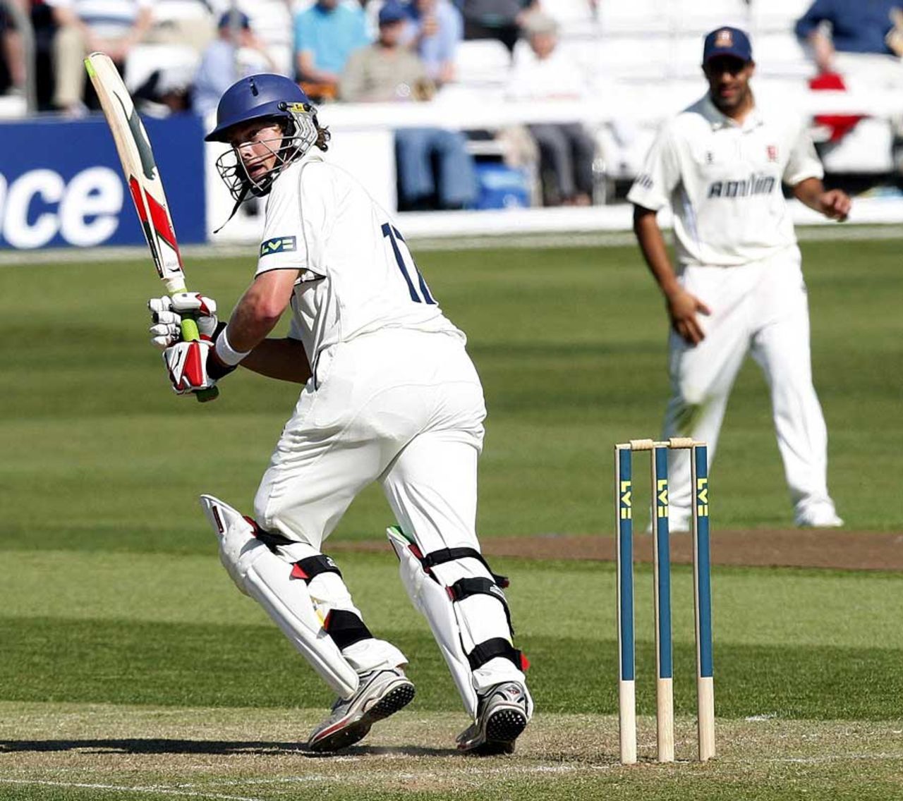 Sam Northeast struck the first Championship hundred of the season, Essex v Kent, County Championship, Division Two, Chelmsford, April 8, 2011