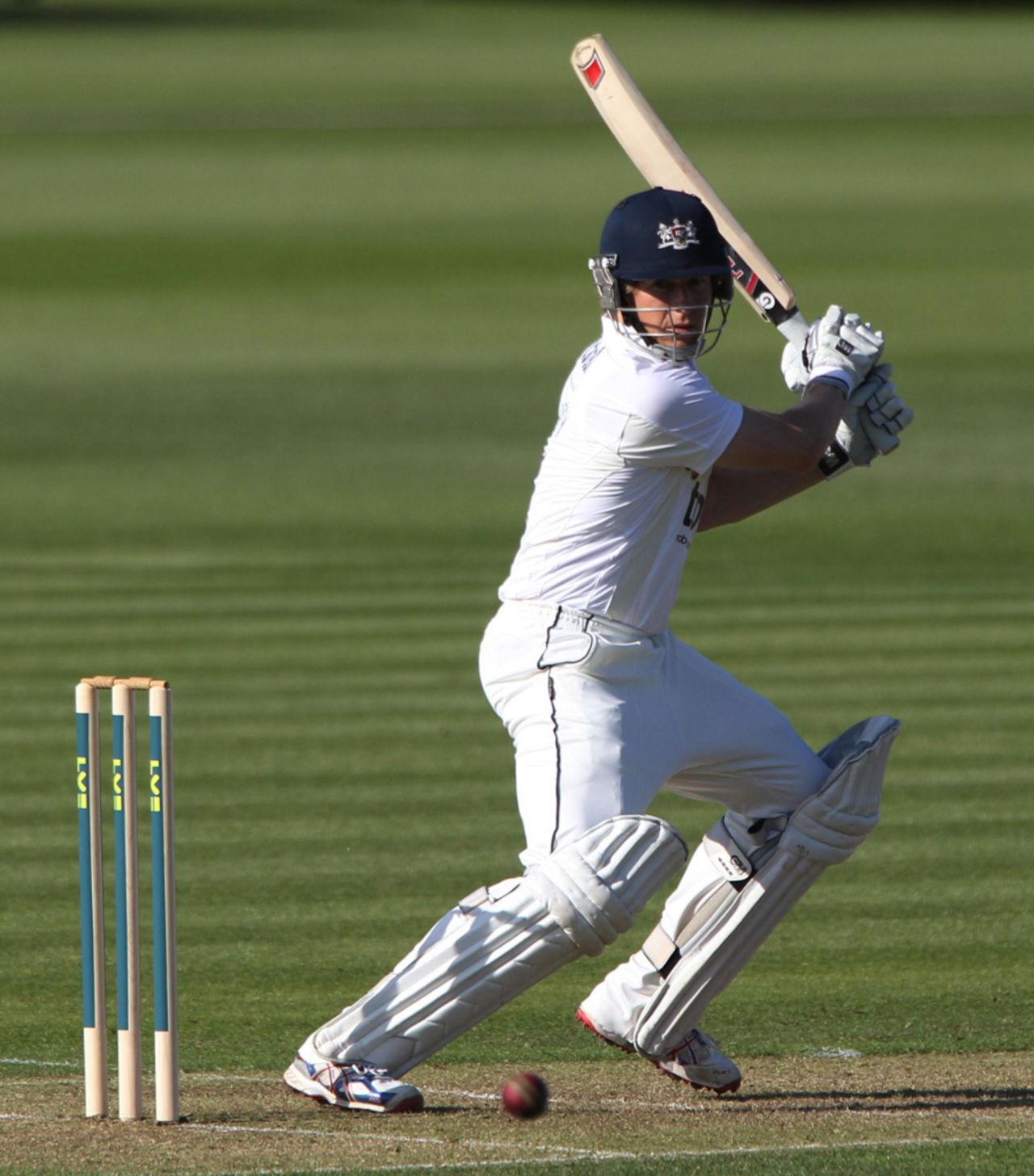 Jonathan Batty contributed to a 156-run sixth wicket stand with a gritty half-century, Gloucestershire v Derbyshire, County Championship Division Two, Bristol, April 8, 2011