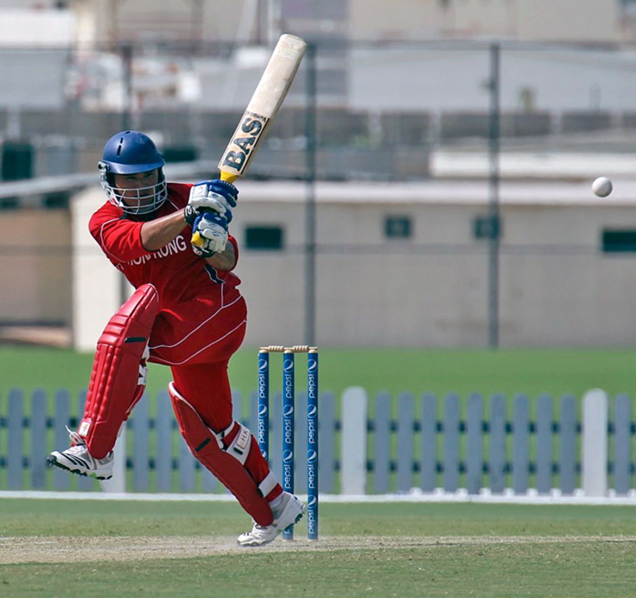 Roy Lamsam tucks the ball to the leg side during his innings of 40 against Bermuda at the ICC World Cricket League Division 2 in Dubai on 9th April 2011