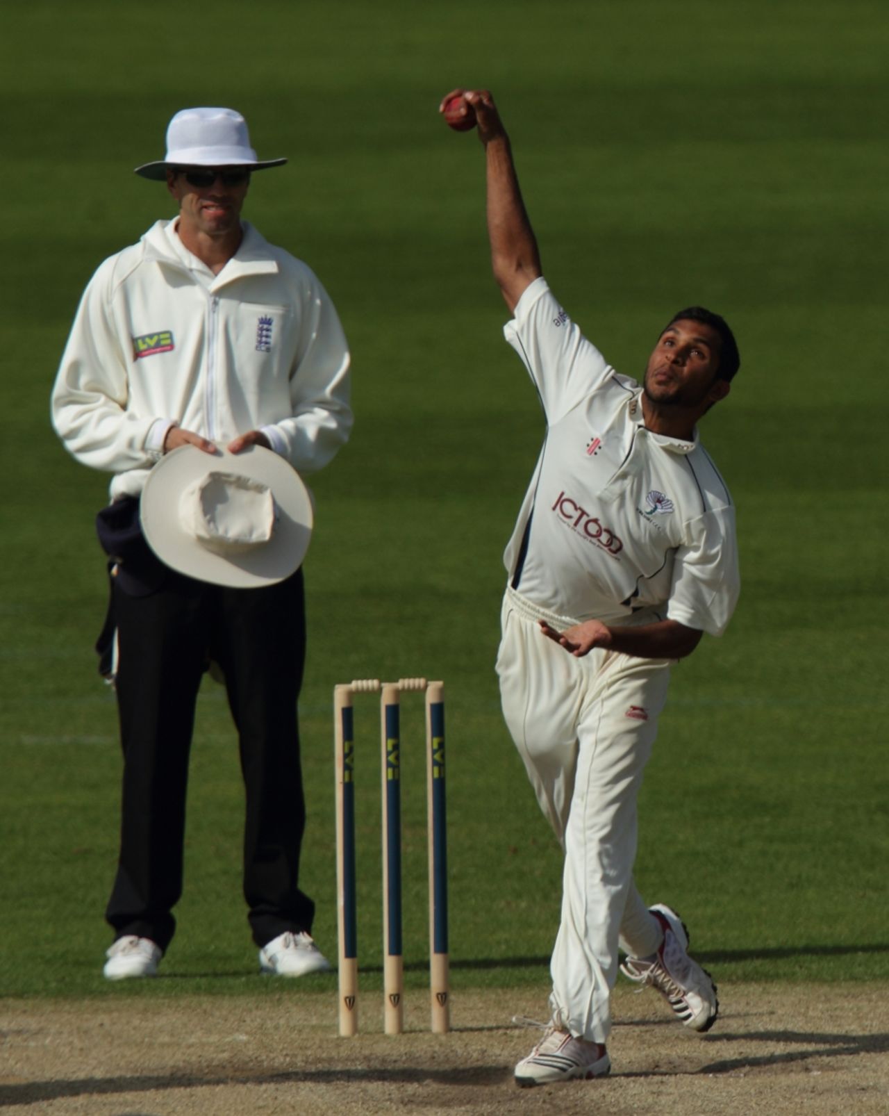 Adil Rashid recorded match figures of 11 for 114 in Yorkshire's nine-wicket win, Worcestershire v Yorkshire, County Championship, Worcester, April 10 2011