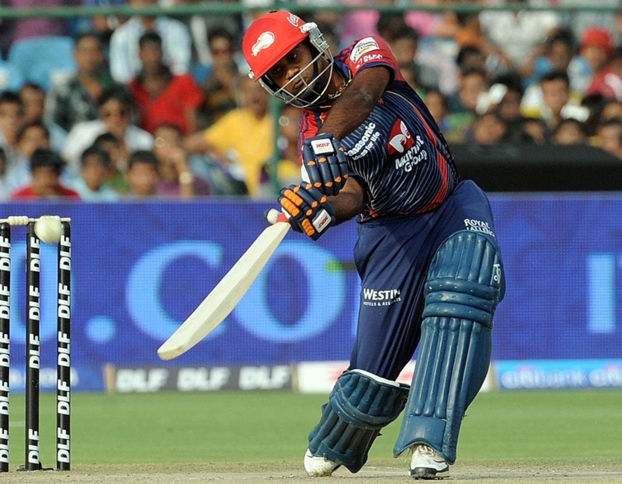 Venugopal Rao hit four boundaries and four sixes in his 60, Rajasthan Royals v Delhi Daredevils, IPL 2011, Jaipur, April 12, 2011