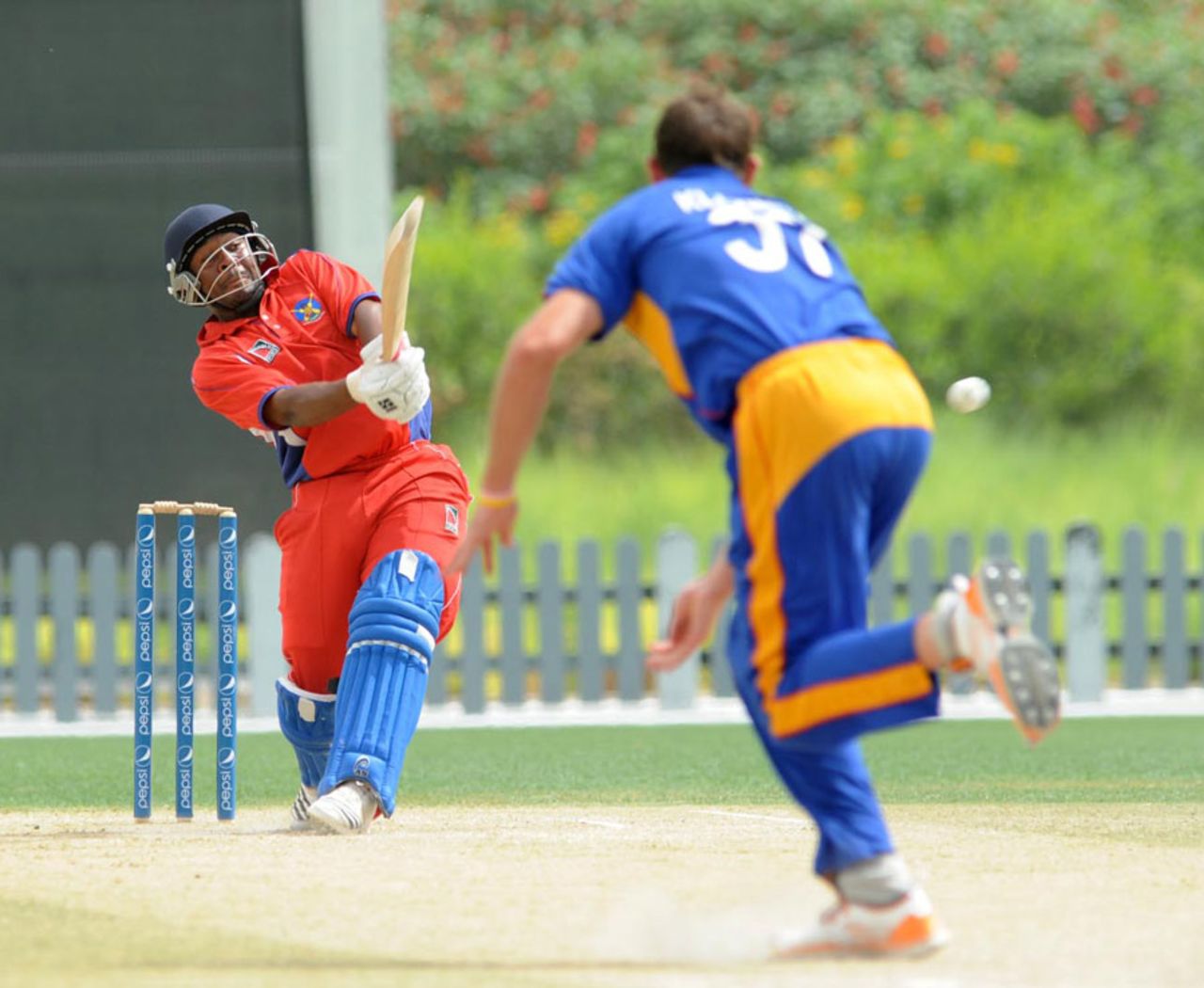 Dion Stovell made a quickfire 77 to put Bermuda's chase on track, Bermuda v Namibia, Dubai, April 12, 2011