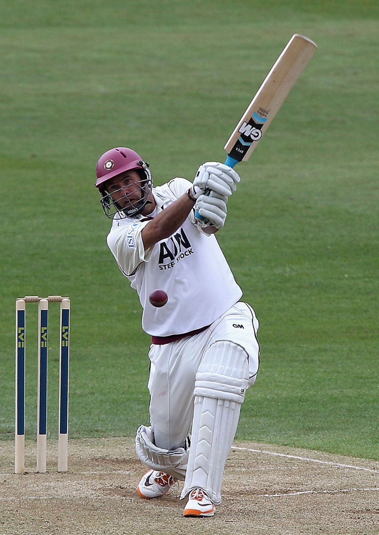 Andrew Hall led Northamptonshire to a big first-innings lead with a century, Northamptonshire v Kent, County Championship, Northampton, April 15, 2011