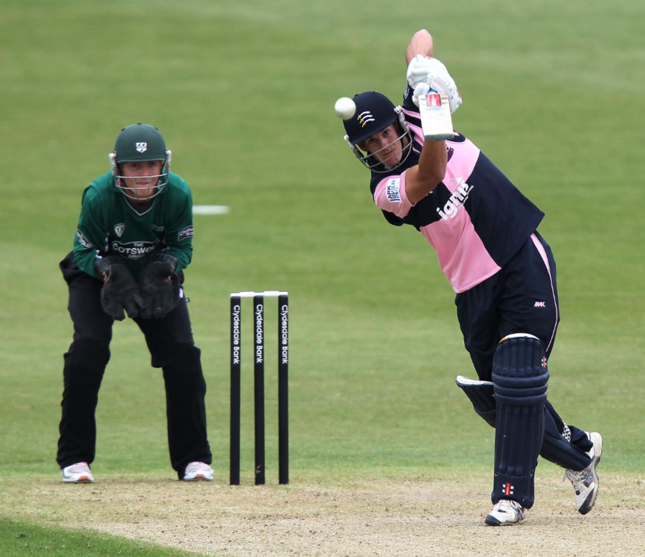 Neil Dexter top-scored with 48 for Middlesex, Worcestershire v Middlesex, Clydesdale Bank 40, New Road, April 24 2011