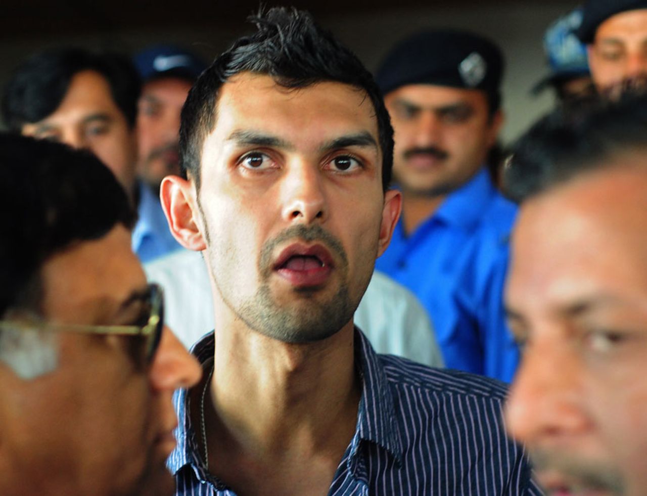 Zulqarnain Haider at Islamabad airport, April 25, 2011