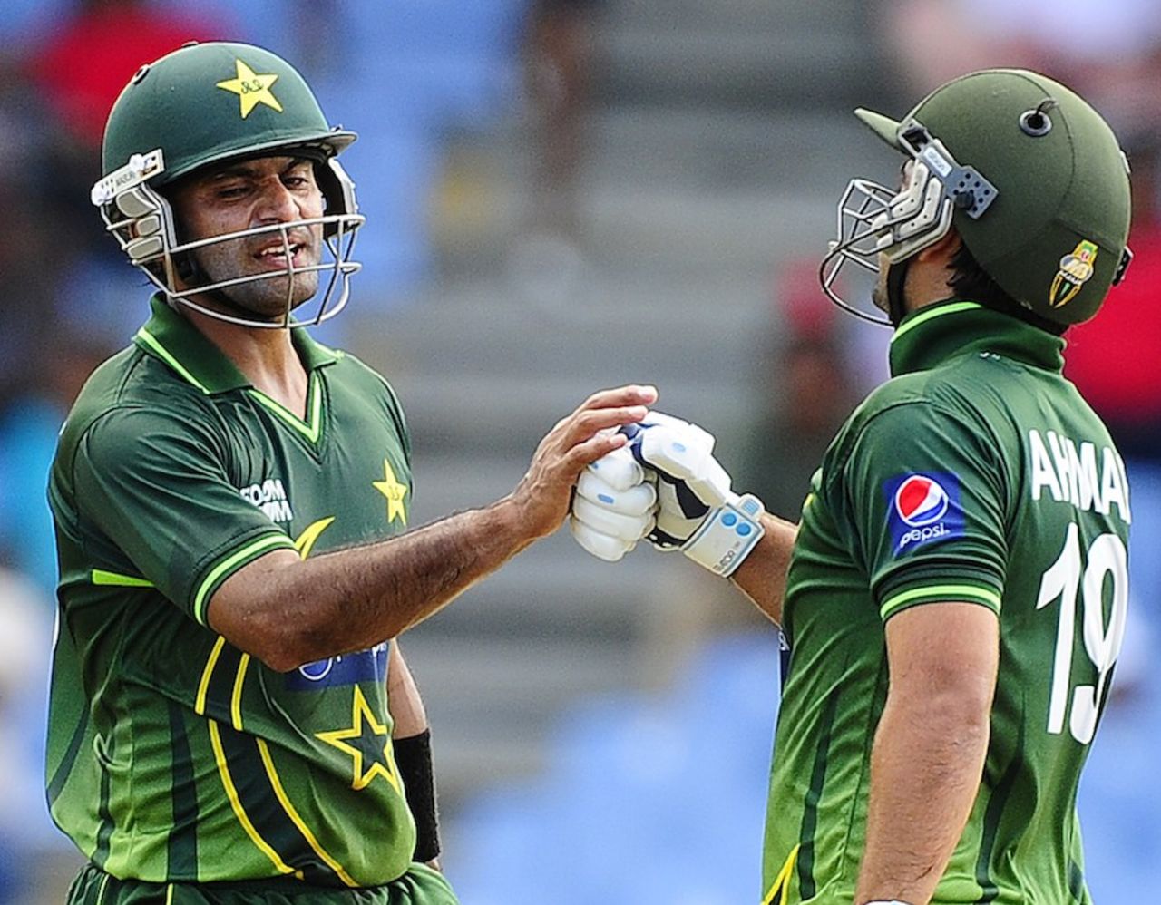Ahmed Shehzad and Mohammad Hafeez added 66 for the first wicket, West Indies v Pakistan, 2nd ODI, Gros Islet, April 25, 2011