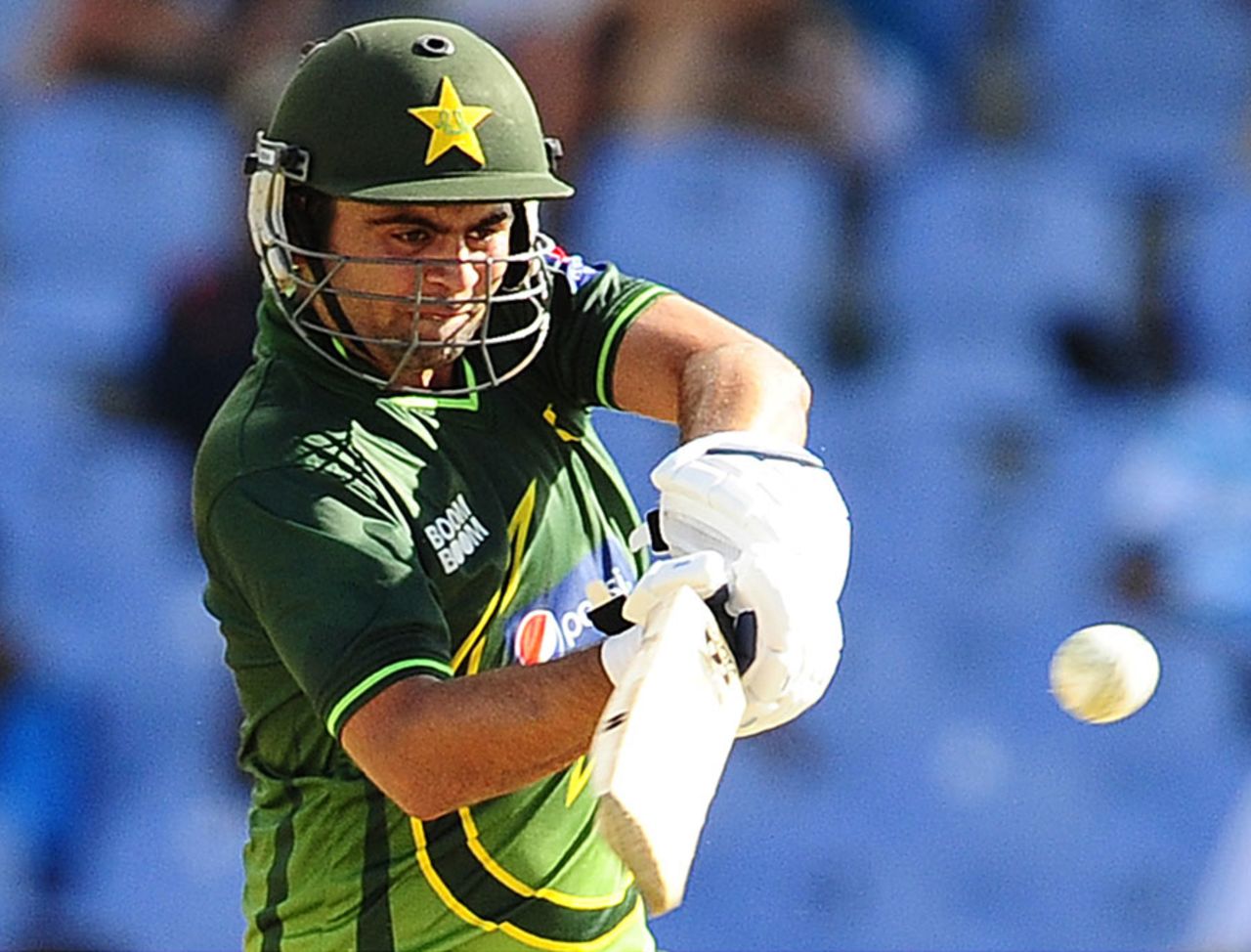 Ahmed Shehzad prepares to pull, West Indies v Pakistan, 2nd ODI, Gros Islet, April 25, 2011