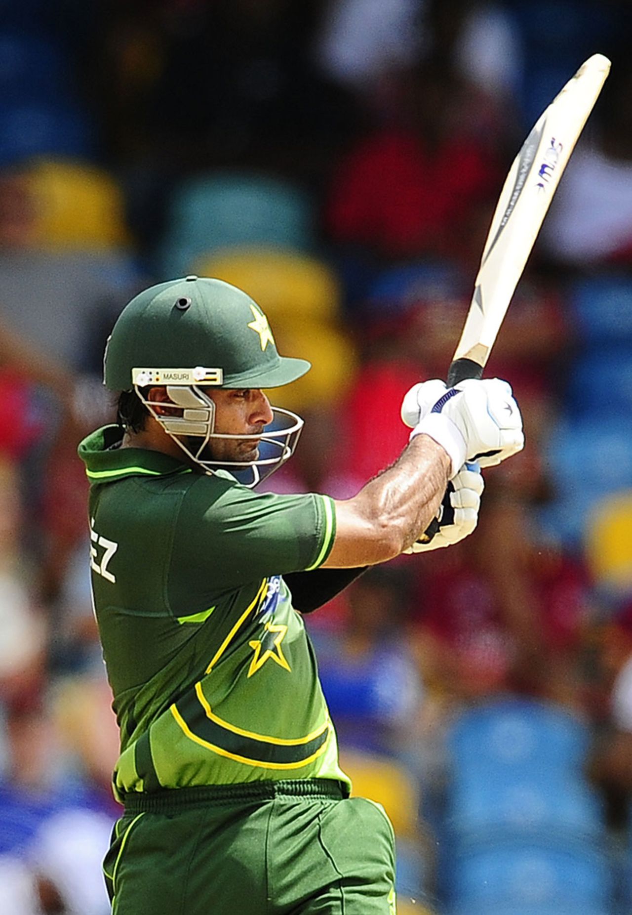 Mohammad Hafeez anchored the Pakistan innings, West Indies v Pakistan, 4th ODI, Barbados, May 2, 2011