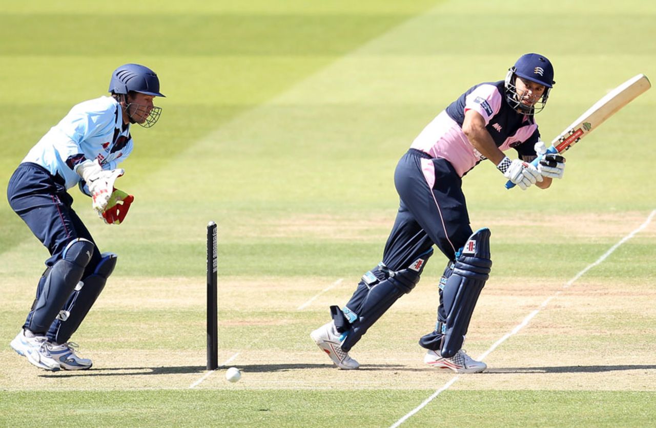 Scott Newman made 49 for Middlesex against Kent, Middlesex v Kent, CB40, Lord's, May 2, 2011