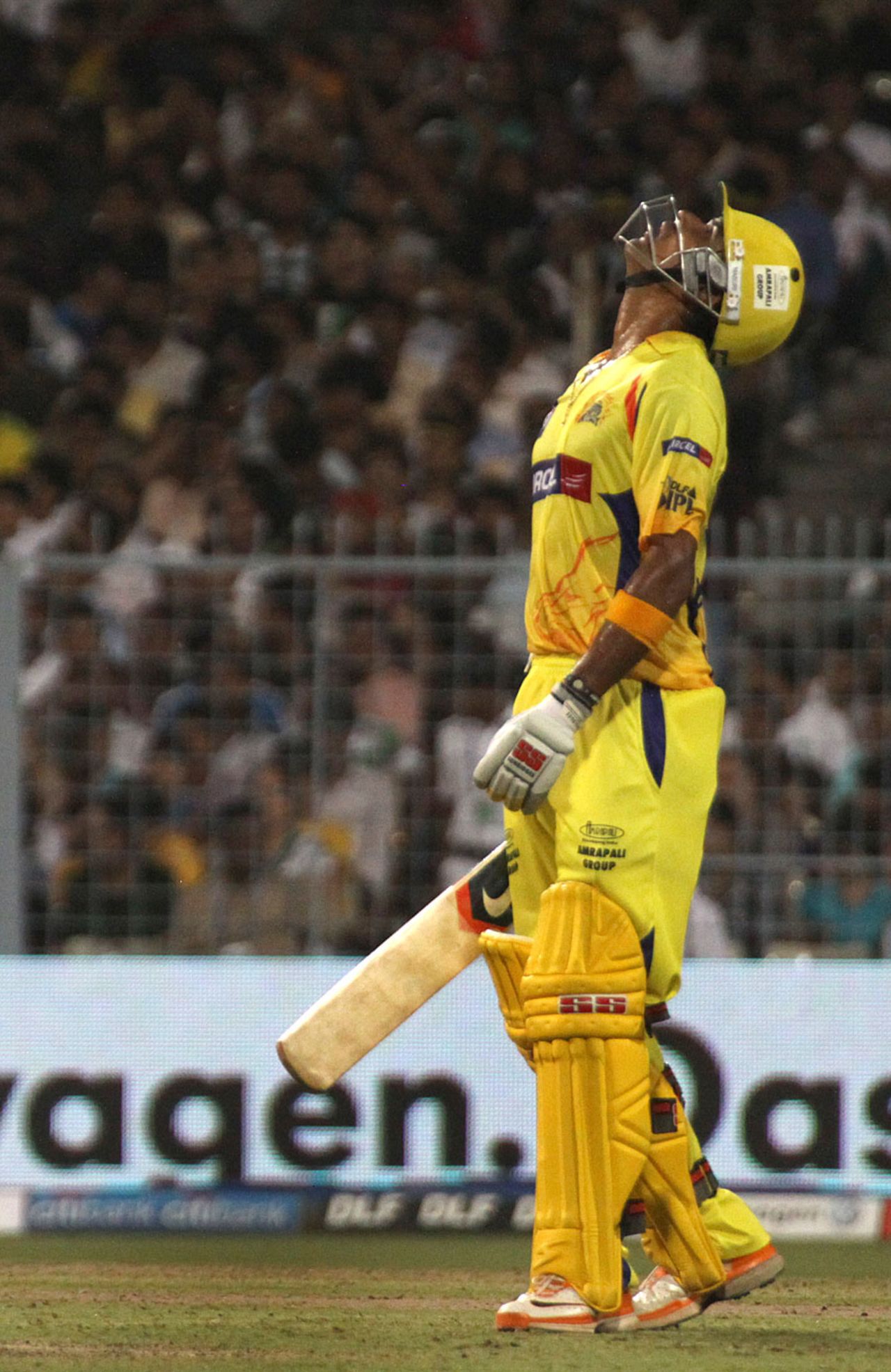 S Badrinath got to a fifty off 37 balls, Kolkata Knight Riders v Chennai Super Kings, IPL 2011, Kolkata, May 7, 2011