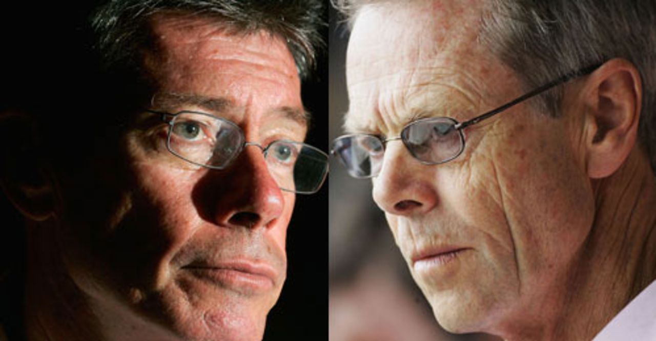 Composite: John Buchanan and Christopher Martin-Jenkins