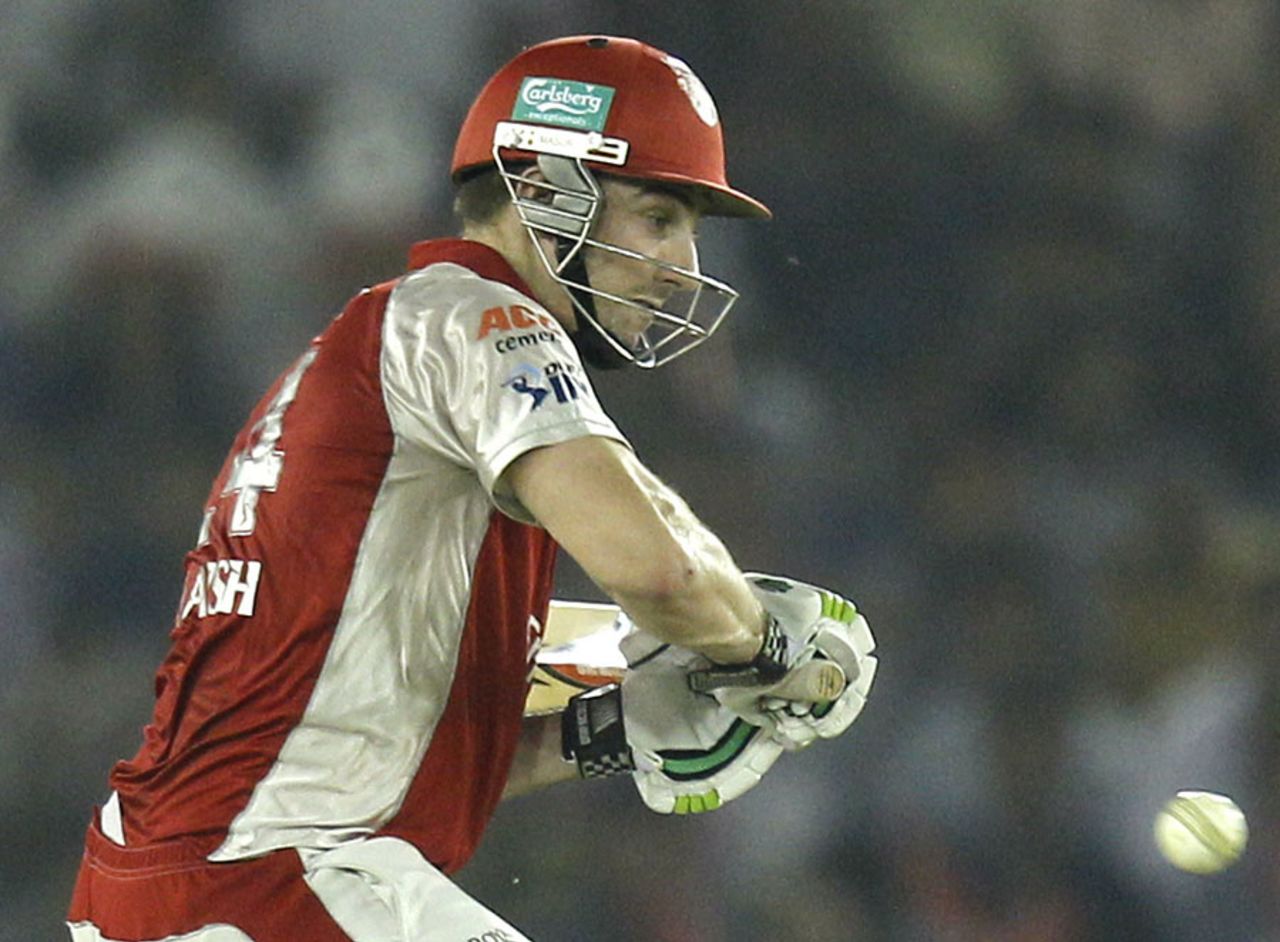 Shaun Marsh top scored once more for Punjab, Kings XI Punjab v Mumbai Indians, IPL 2011, Mohali, May 10, 2011