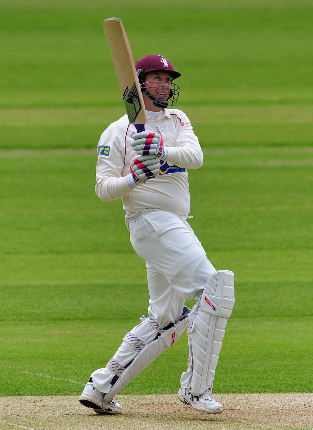Marcus Trescothick pulls on his way to a fluent 144, Durham v Somerset, County Championship Division One, Chester-le-Street, 1st day, May 10 2011