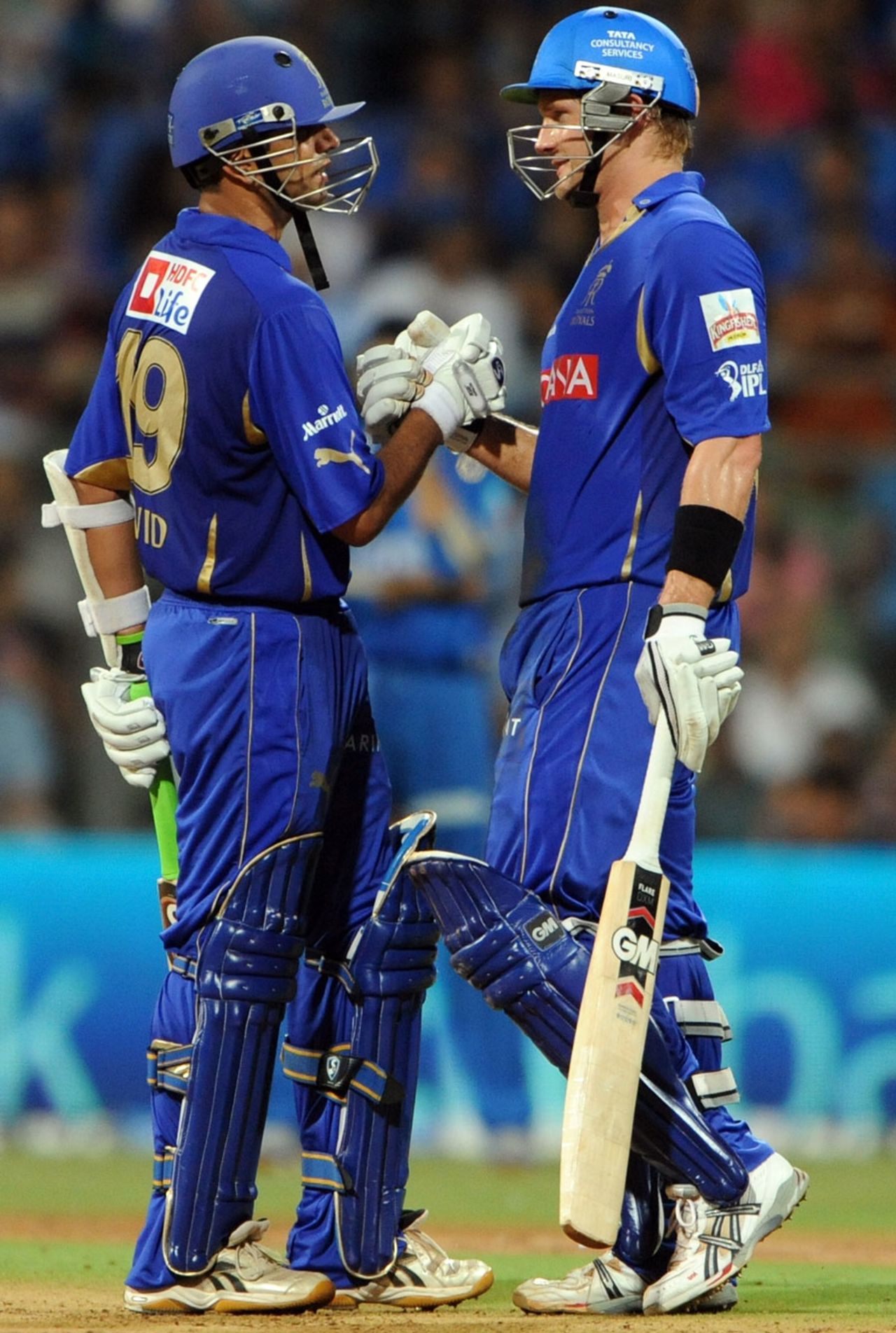 Rahul Dravid and Shane Watson raced home to a ten-wicket win, Mumbai Indians v Rajasthan Royals, IPL 2011, Mumbai, May 20, 2011