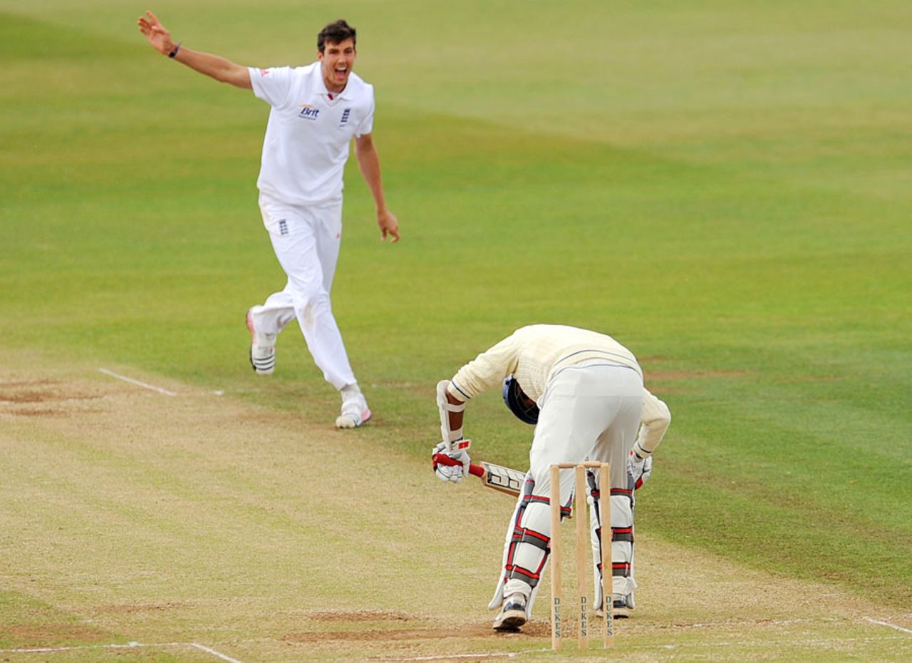 Steven Finn finished with three second-innings wickets at Derby, England Lions v Sri Lankans, Tour match, Derby, May 22, 2011