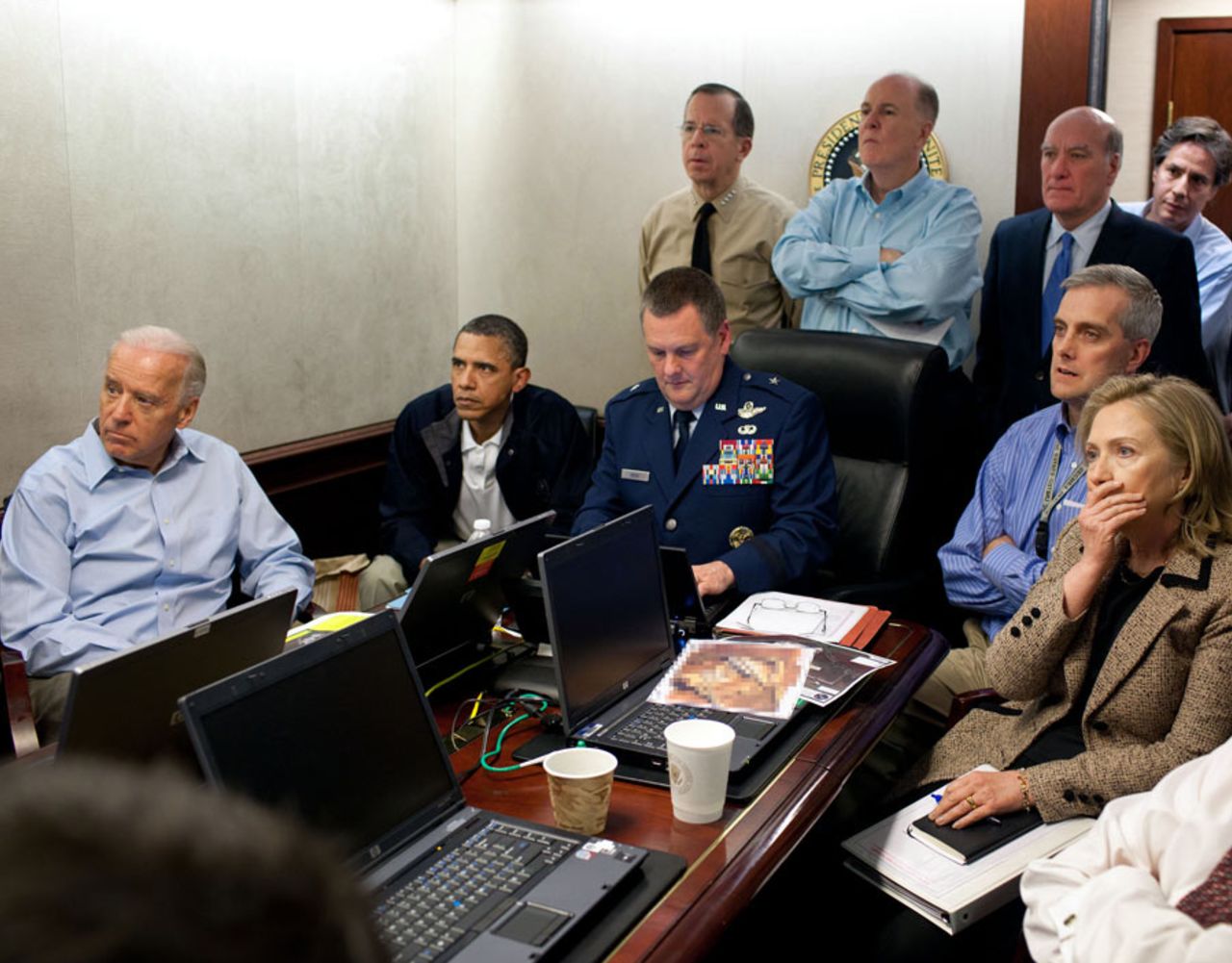 US President Barack Obama and members of his national security team, May 1, 2011