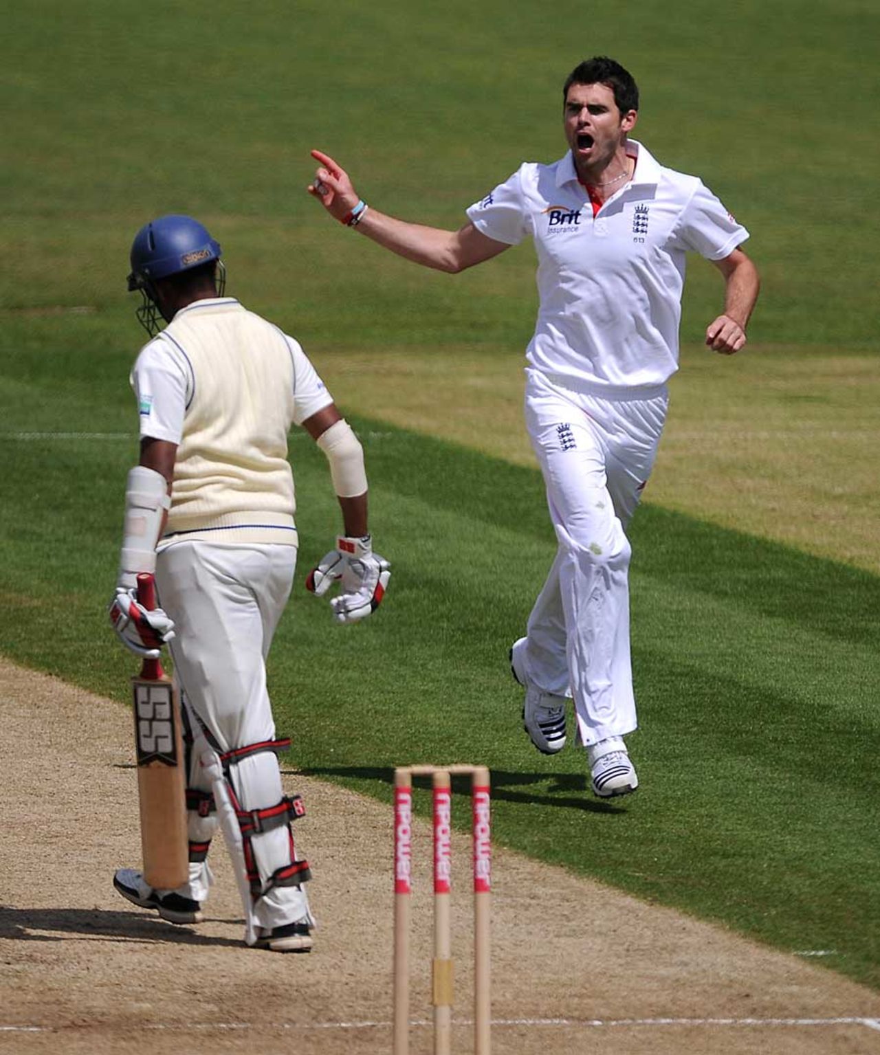 James Anderson claimed Thilan Samaraweera for his third wicket, England v Sri Lanka, 1st Test, Cardiff, 2nd day, May 27 2011