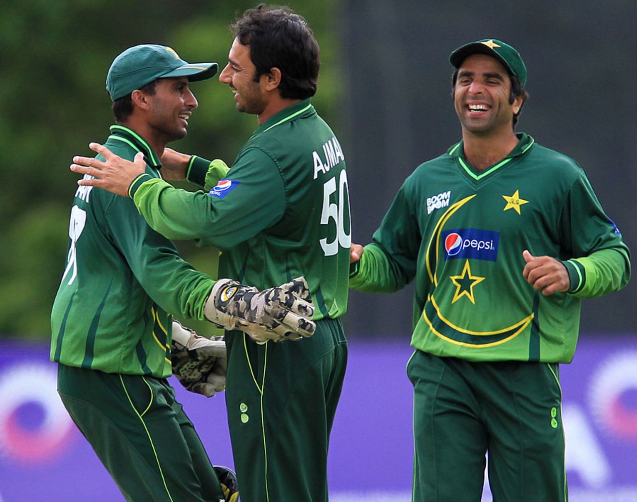 Saeed Ajmal picked up four wickets, conceding 35 runs from his 10 overs, Ireland v Pakistan, 2nd ODI, Belfast, May 30, 2011