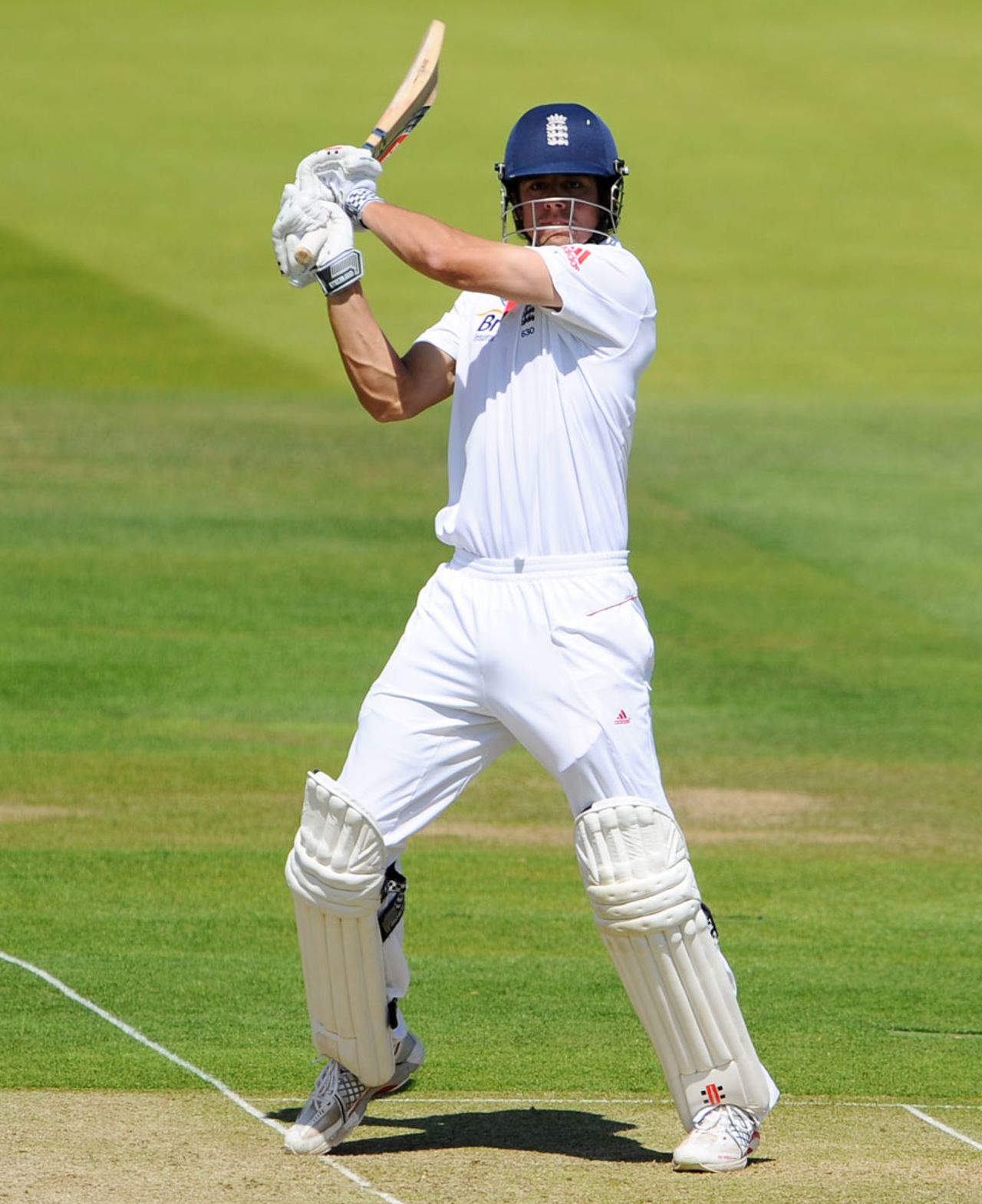 Alastair Cook carves the ball through the off side, England v Sri Lanka, 2nd Test, Lord's, June 3, 2011
