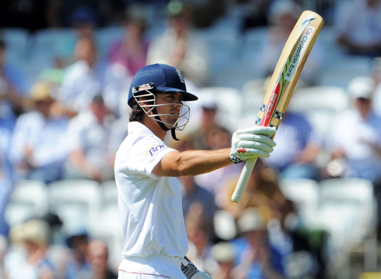 Alastair Cook has reached 50 in seven of his past nine Test innings, England v Sri Lanka, 2nd Test, Lord's, June 3, 2011