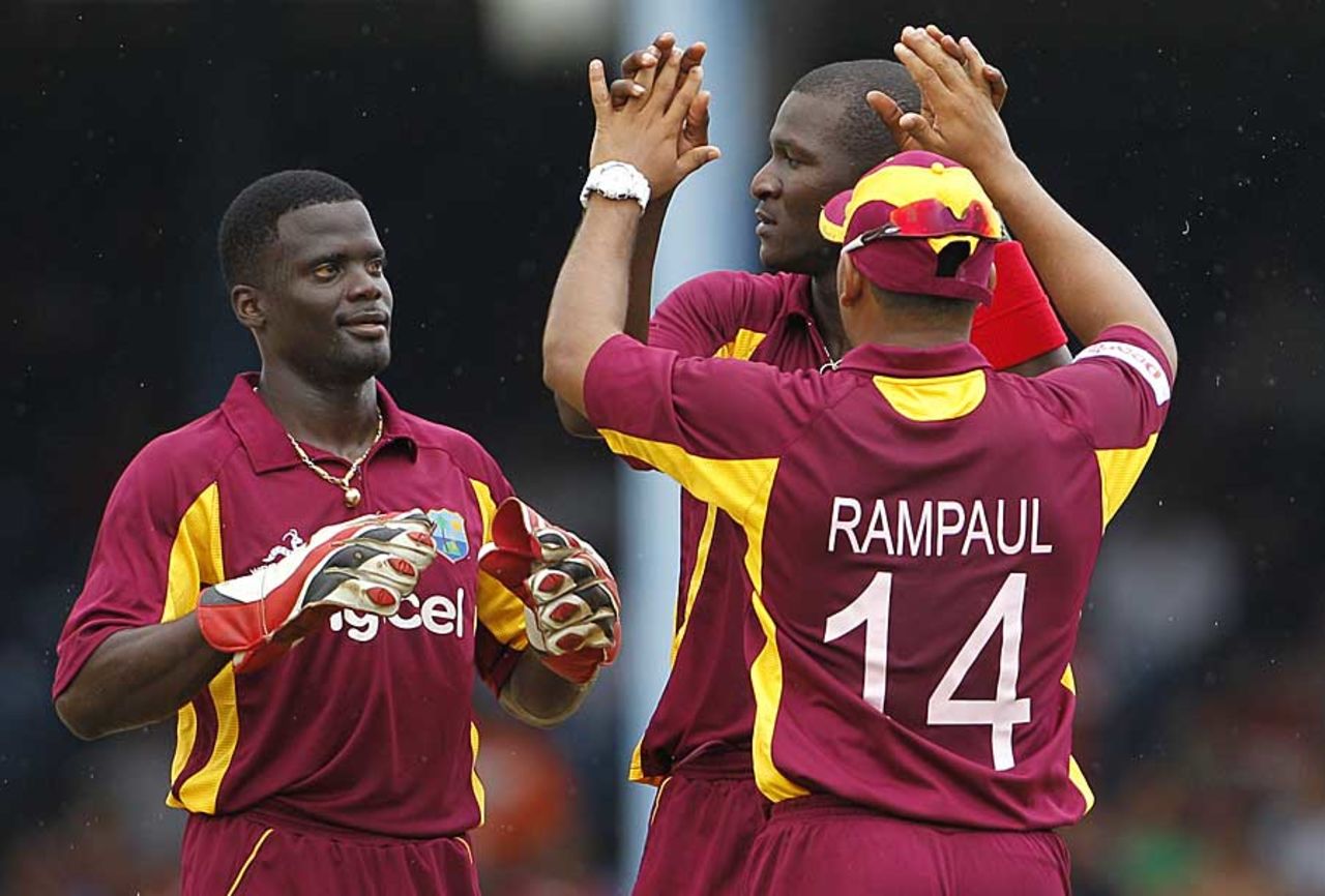 Darren Sammy rattled India with four wickets, West Indies v India, Only Twenty20, Port of Spain, June 4, 2011