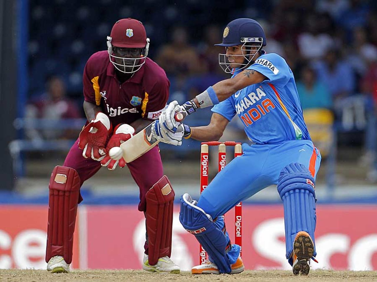 S Badrinath led India's recovery, West Indies v India, Only Twenty20, Port of Spain, June 4, 2011