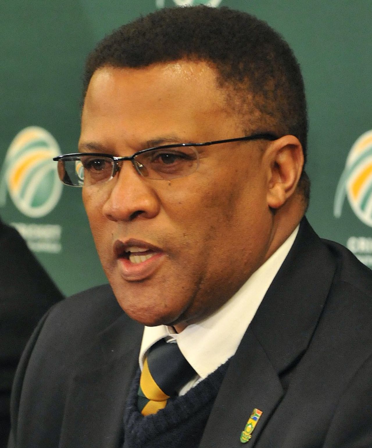 Cricket South Africa chief executive Gerald Majola speaks to the media, Johannesbug, June 6, 2011