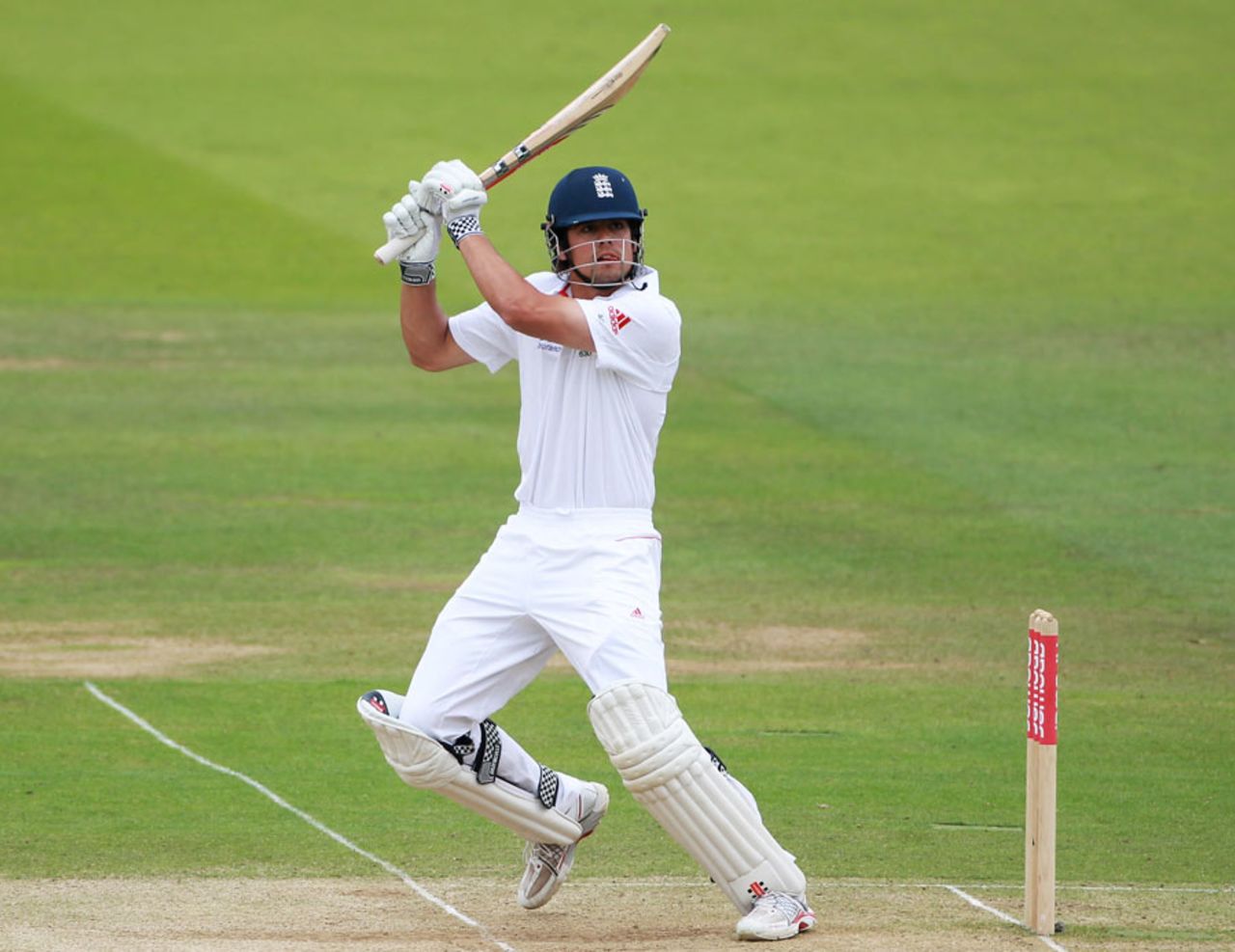 Alastair Cook cuts on his way to another substantial score, England v Sri Lanka, 2nd Test, Lord's, 4th day, June 6 2011