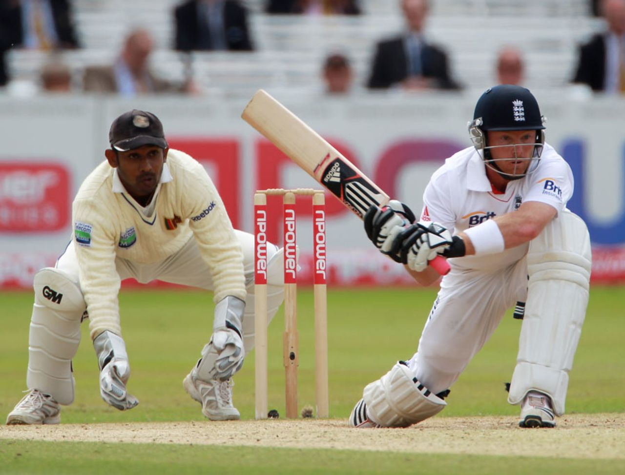 Ian Bell made his quickest Test half-century, off 40 deliveries, England v Sri Lanka, 2nd Test, Lord's, 5th day, June 7, 2011