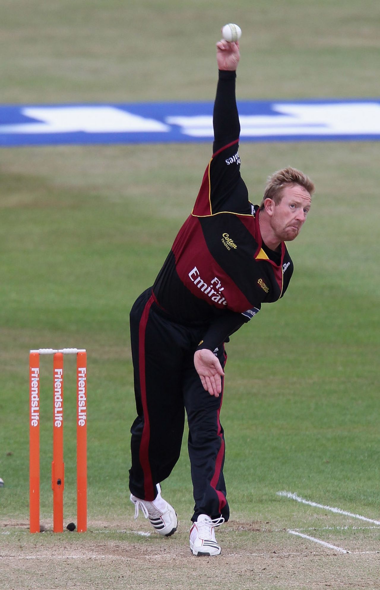 Paul Collingwood took 2 for 15 in his four overs against Northamptonshire, Northamptonshire v Durham, Friends Life t20, Wantage Road, June 9, 2011
