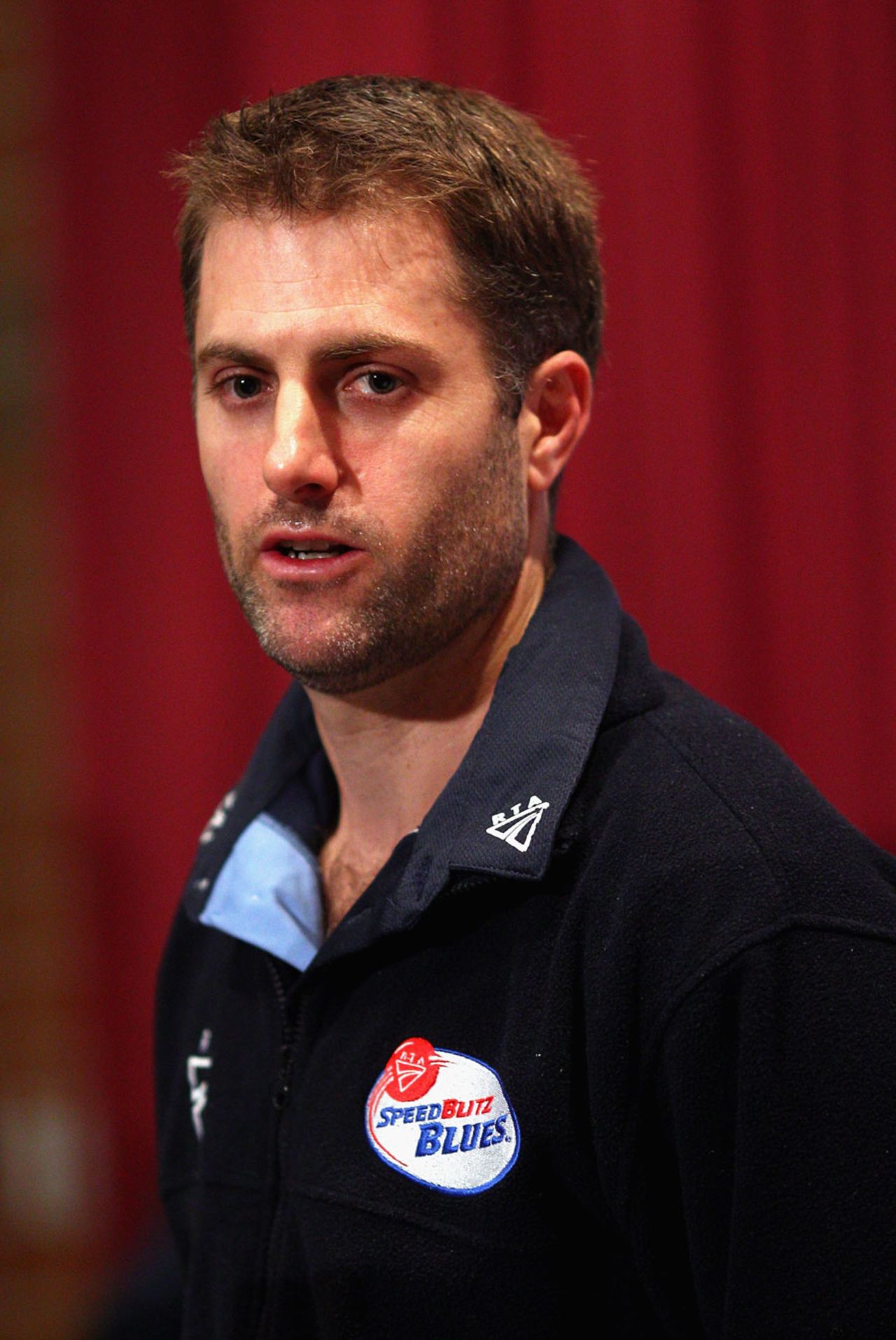 Simon Katich speaks at a press conference, Sydney, June 10, 2011