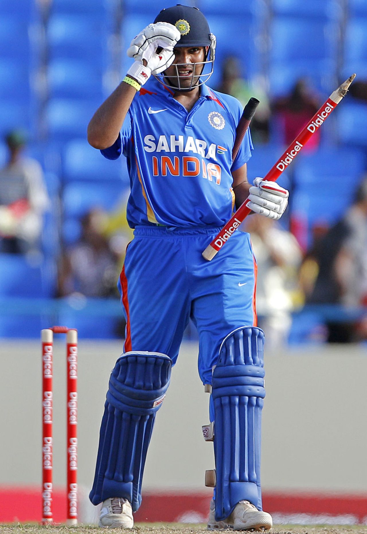 Rohit Sharma's unbeaten 86 helped India seal the series, West Indies v India, 3rd ODI, Antigua, June 11, 2011