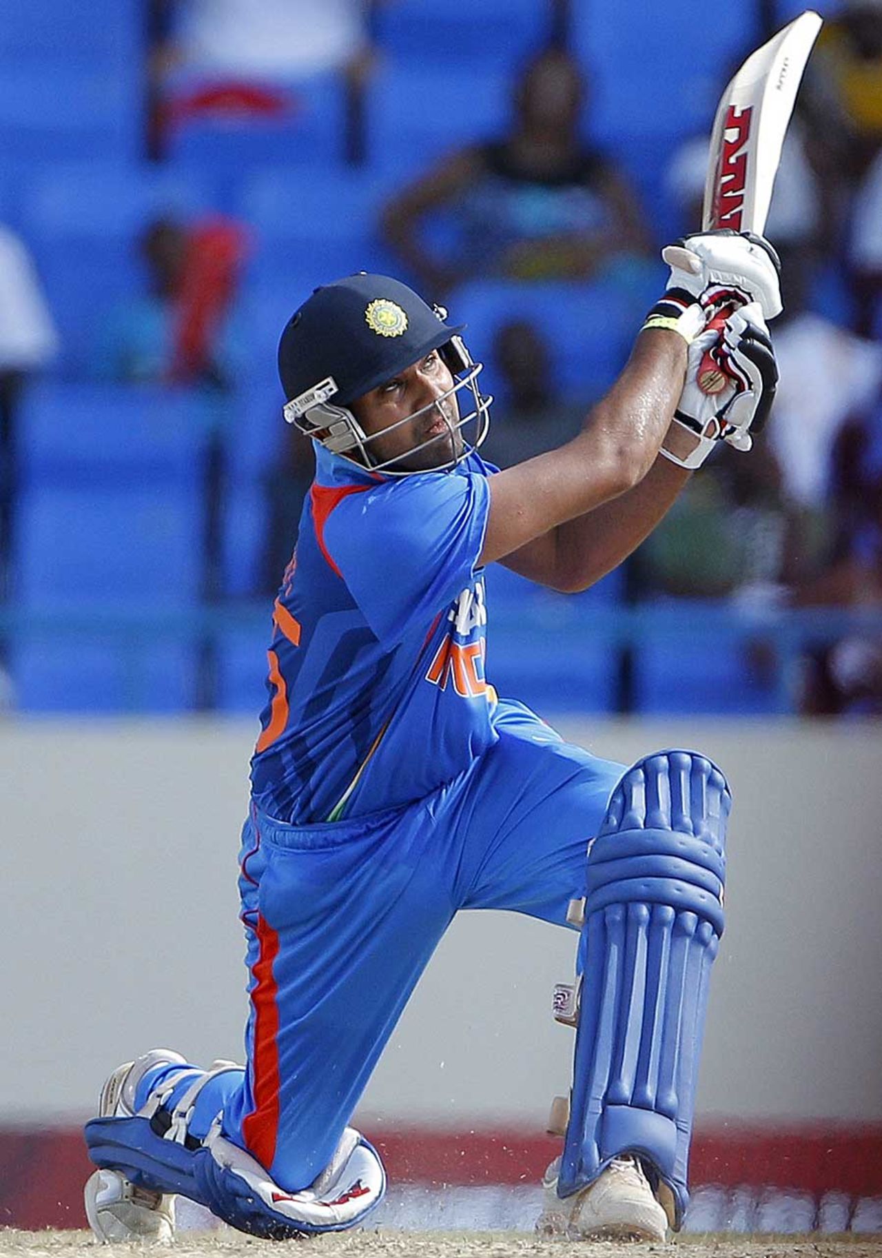 Rohit Sharma fell for the first time in the series, West Indies v India, 4th ODI, Antigua, June 13, 2011