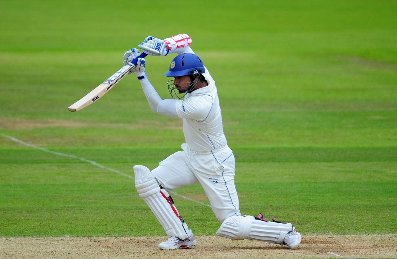 Kumar Sangakkara plays another elegant drive, England v Sri Lanka, 3rd Test, Rose Bowl, June 20, 11