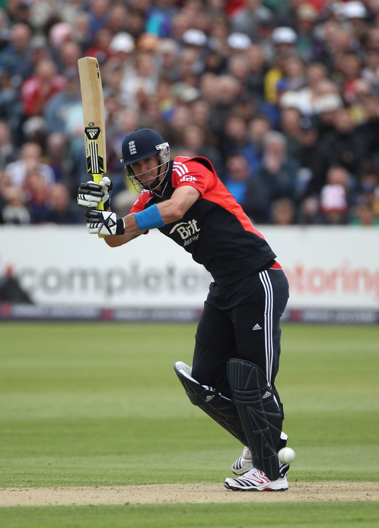Kevin Pietersen flicks a boundary off his toes, England v Sri Lanka, only Twenty20, Bristol