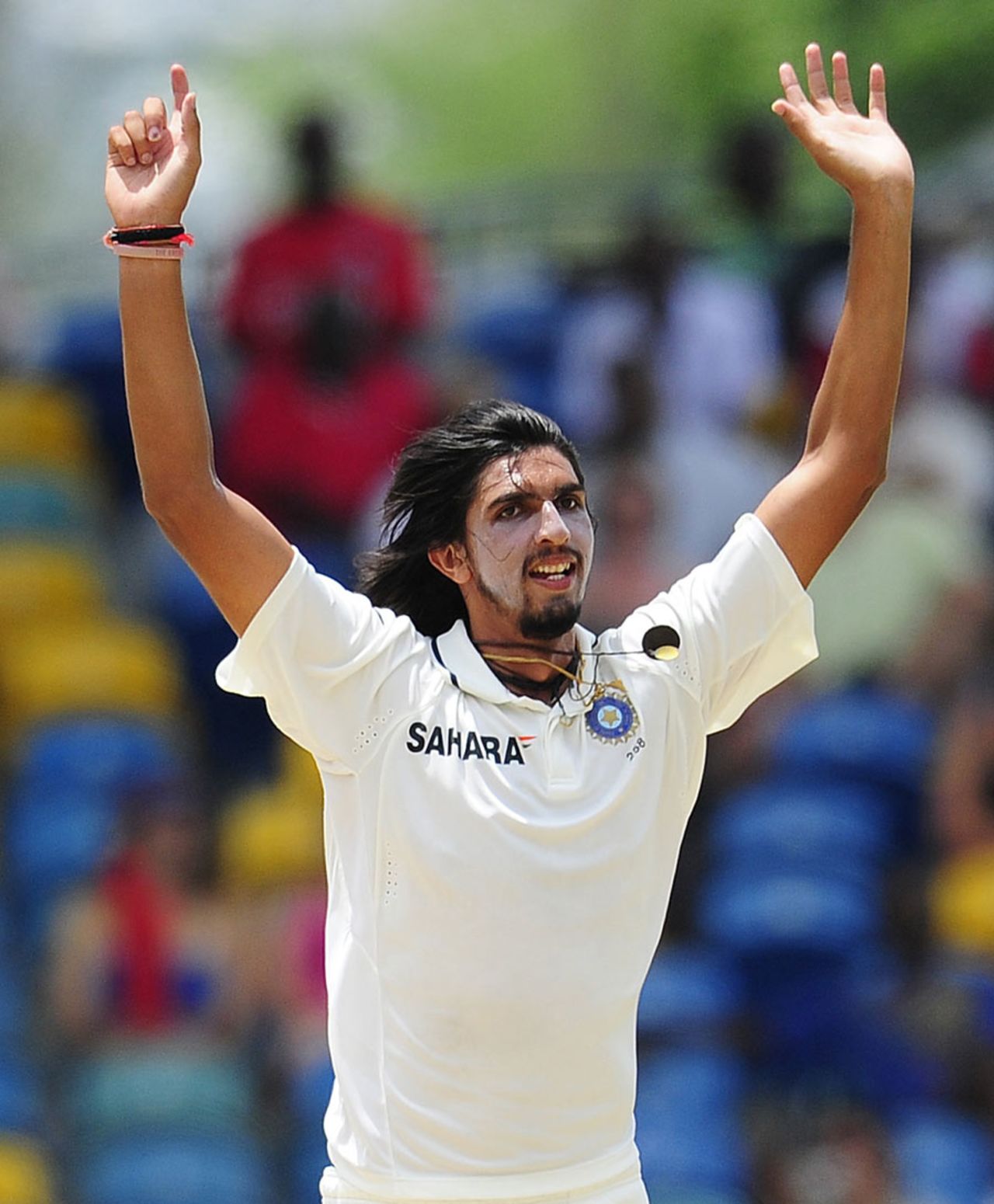 Ishant Sharma troubled the West Indies top order, West Indies v India, 2nd Test, Bridgetown, 5th day, July 2, 2011 