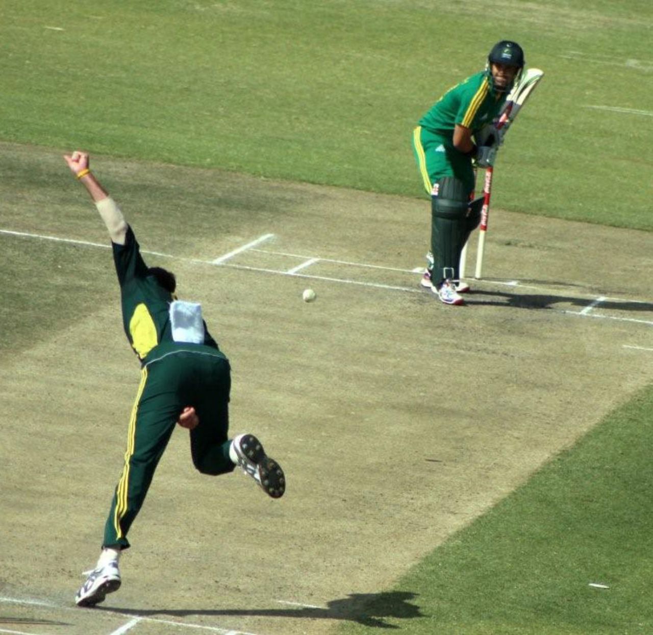 Jacques Rudolph prepares to play a stroke during his 90, South Africa A v Australia A, Zimbabwe A Team Tri-Series, Harare, July 5, 2011 