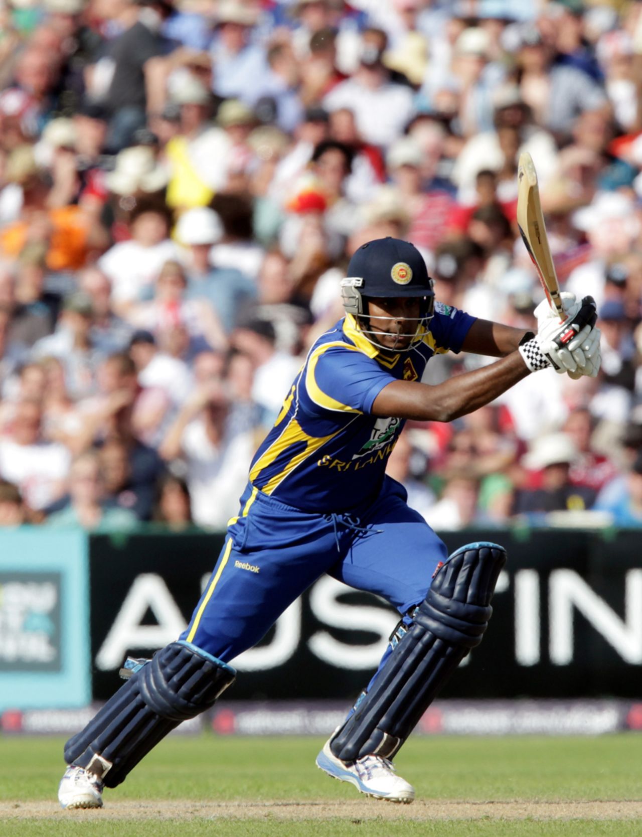 Angelo Mathews cracked a 64-ball 62 against England, England v Sri Lanka, 5th ODI, Old Trafford, July 9 2011