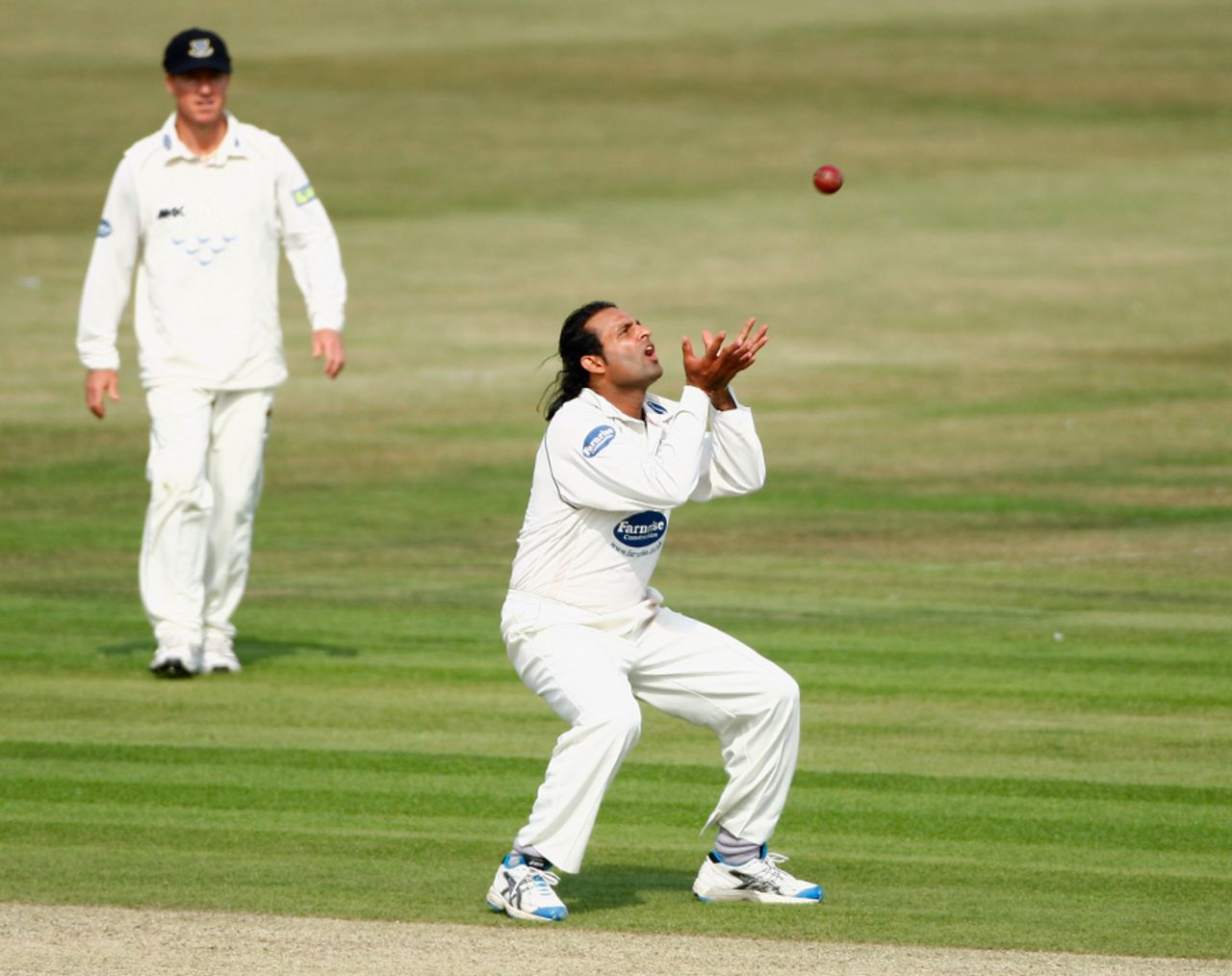 Naved-ul-Hasan had Danny Briggs caught-and-bowled, Sussex v Hampshire, County Championship Division One, Hove, July 11 2011