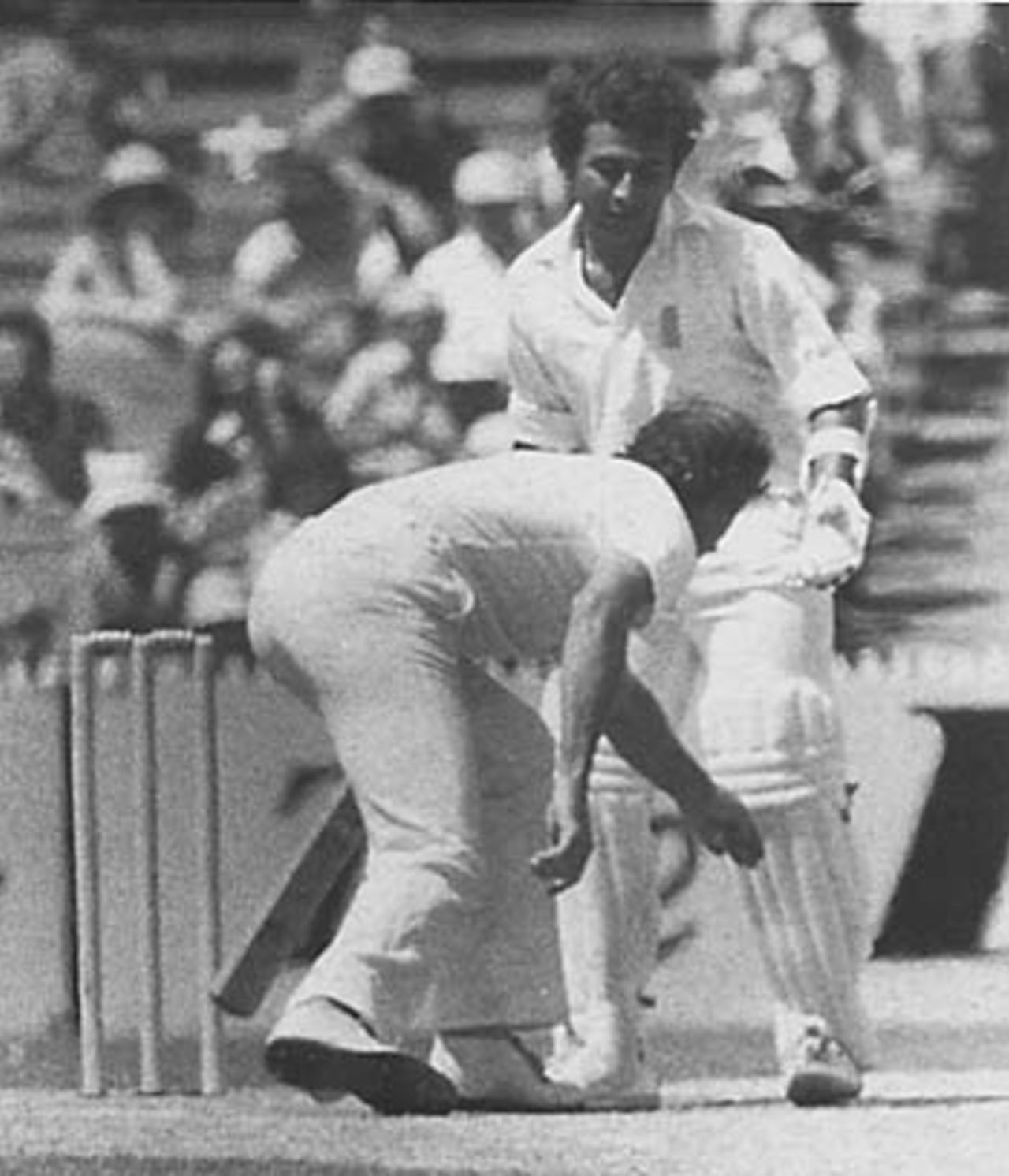 Dennis Lillee clashes with Sunil Gavaskar, Australia v India, 3rd Test, MCG, February 1981