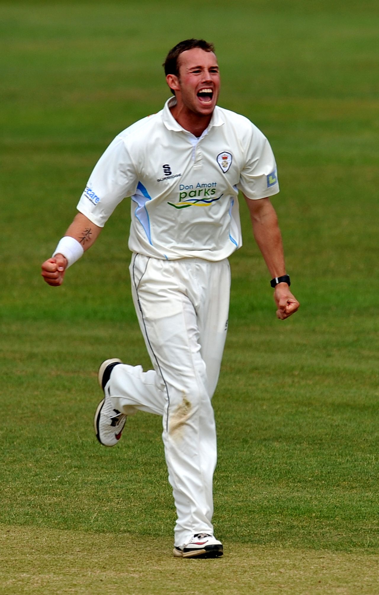 Tony Palladino bowled Derbyshire to victory with 5 for 50, Derbyshire v Glamorgan, Derby, 4th day, July 14 2011