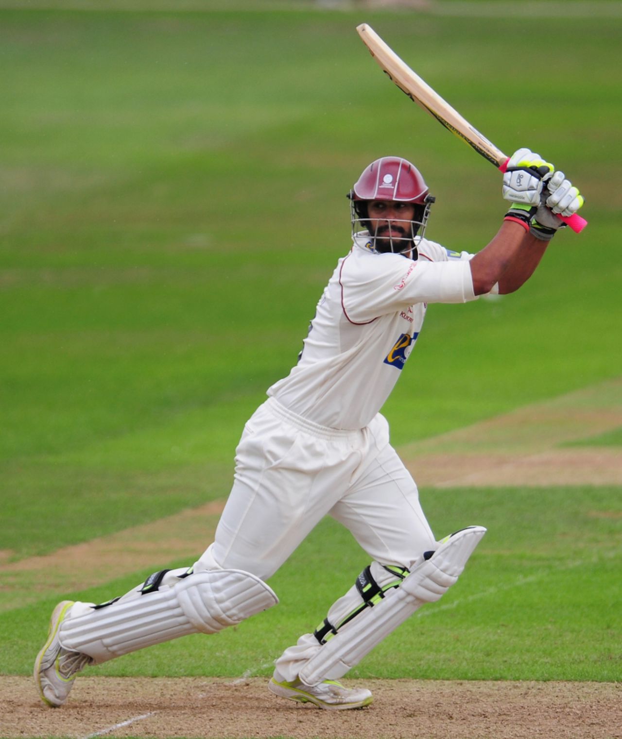 Arul Suppiah cuts during his century against India, Somerset v Indians, Taunton, 1st day, July 15, 2011