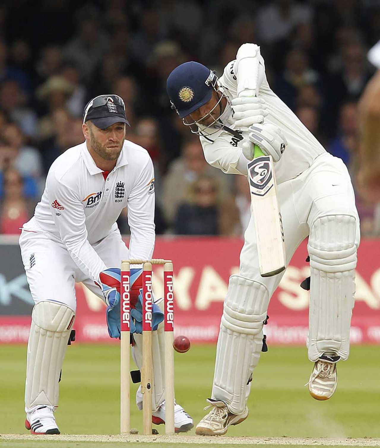 Rahul Dravid batted solidly, England v India, 1st Test, Lord's, 3rd day, July 23, 2011