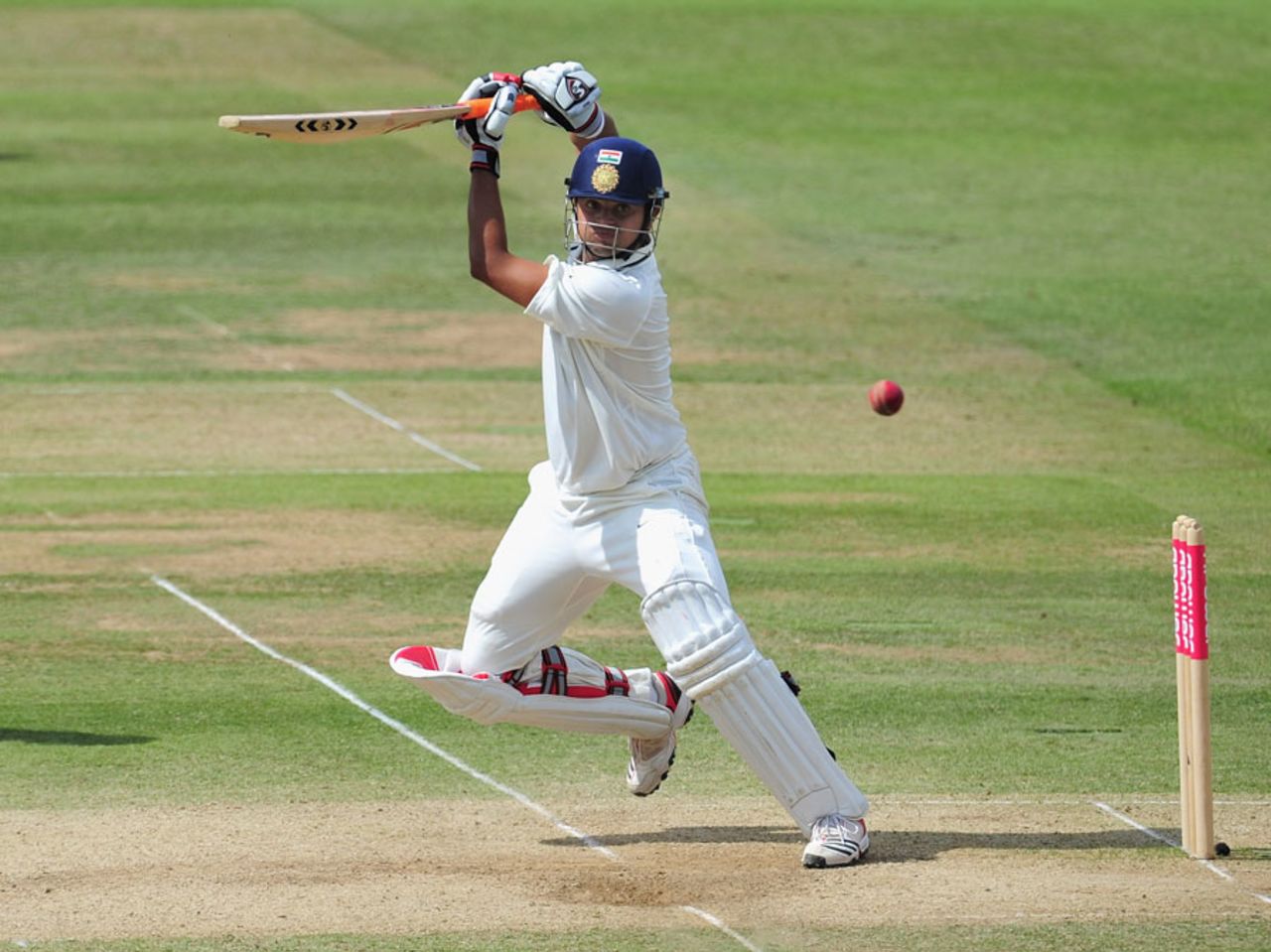 Suresh Raina steers through point, England v India, 1st Test, Lord's, 5th day, July 25, 2011