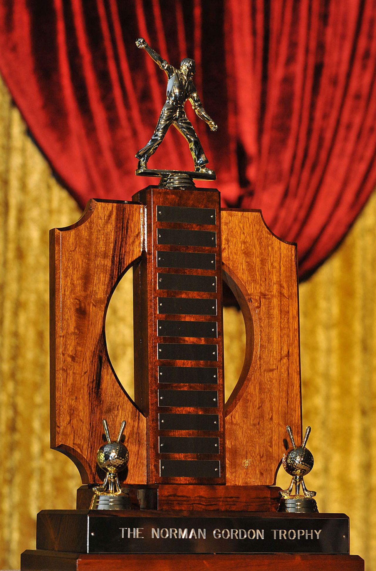 The Norman Gordon trophy, part of the birthday celebrations of the world's first Test cricketer to have lived 100 years, Johannesburg, August 6, 2011