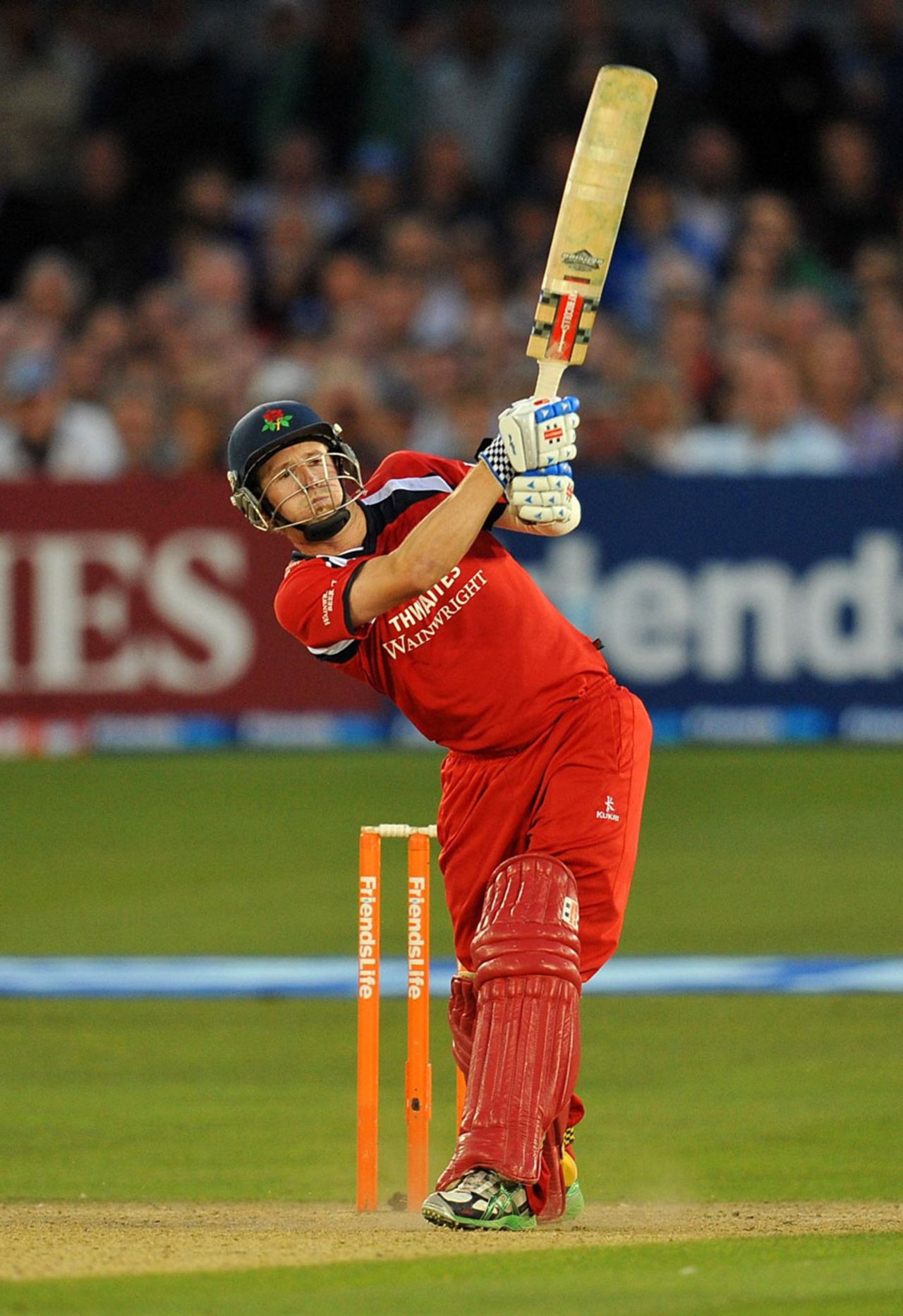 Paul Horton top-scored for Lancashire with 49 not out from 45 balls, Sussex v Lancashire, FLT20 quarter-final, Hove, August 8, 2011