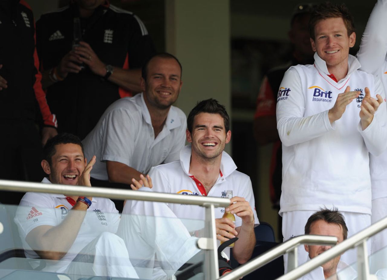 England had plenty to smile about after a comprehensive win, England v India, 3rd Test, Edgbaston, 4th day, August 13, 2011