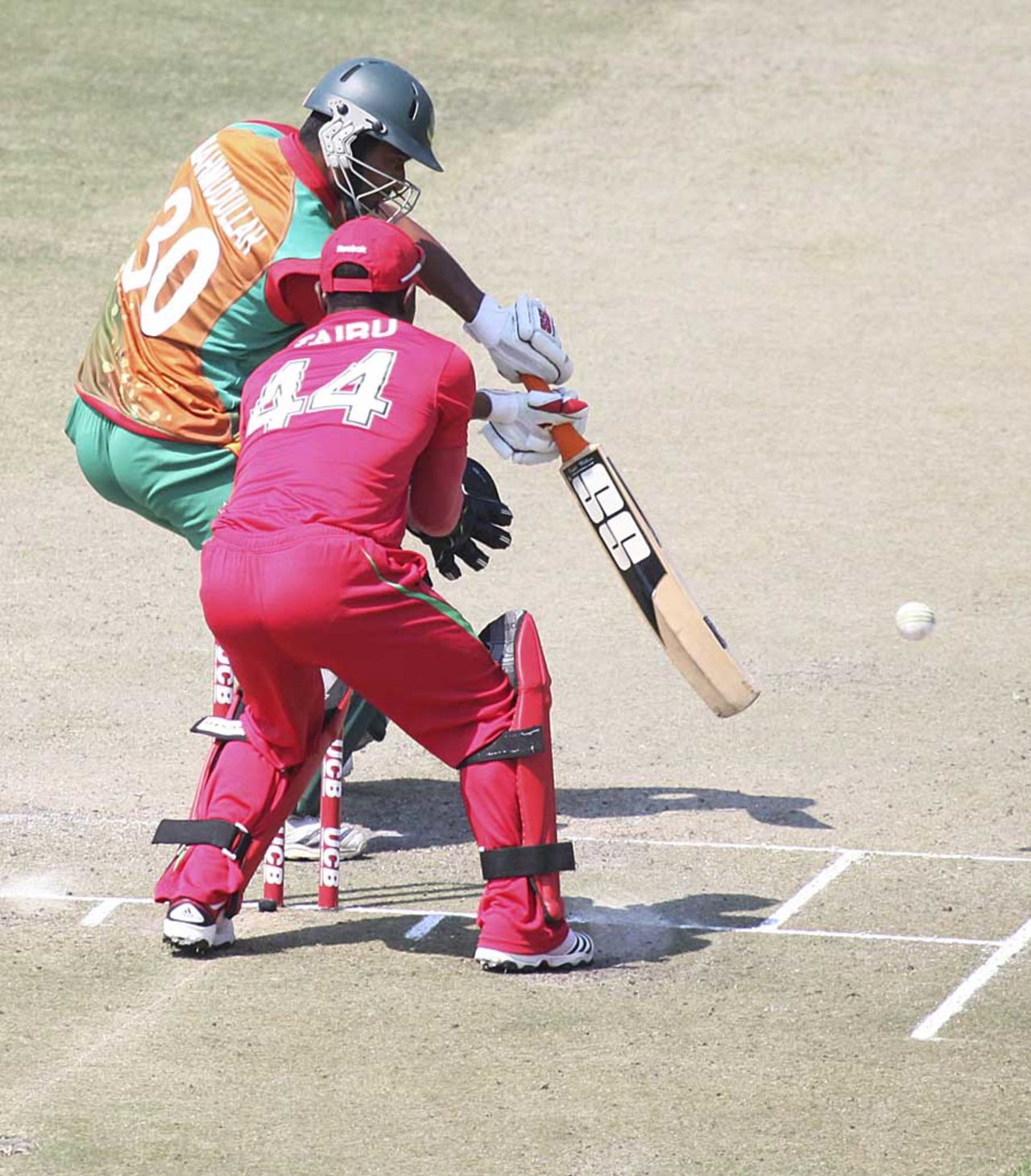 Mahmudullah plays the cut, Zimbabwe v Bangladesh, 2nd ODI, Harare, August 14, 2011