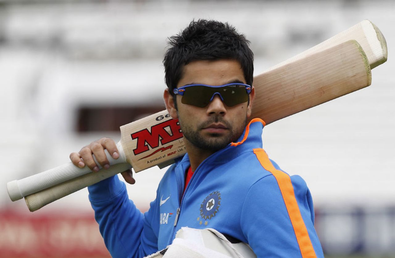 Virat Kohli at a training session ahead of the final Test, The Oval, August 17, 2011